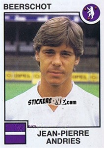 Sticker Jean-Pierre Andries - Football Belgium 1984-1985 - Panini