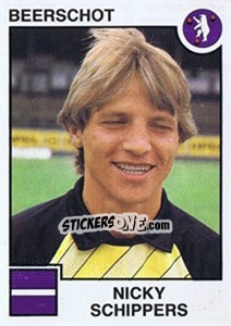 Figurina Nicky Schipper - Football Belgium 1984-1985 - Panini