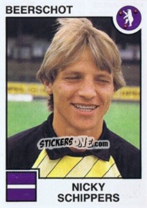 Sticker Nicky Schipper - Football Belgium 1984-1985 n. 55 - Panini