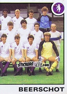 Sticker Team - Football Belgium 1984-1985 - Panini