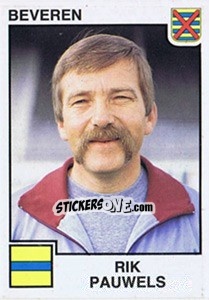 Sticker Rik Pauwels - Football Belgium 1984-1985 n. 58 - Panini