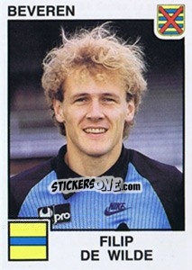 Sticker Filip de Wilde - Football Belgium 1984-1985 n. 59 - Panini