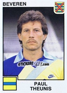 Sticker Paul Theunis - Football Belgium 1984-1985 - Panini