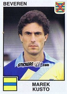 Sticker Marek Kusto - Football Belgium 1984-1985 - Panini