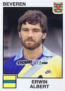 Sticker Erwin Albert - Football Belgium 1984-1985 n. 72 - Panini