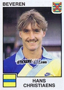 Sticker Hans Christiaens - Football Belgium 1984-1985 n. 73 - Panini
