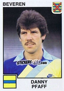 Sticker Danny Pfaff - Football Belgium 1984-1985 n. 74 - Panini