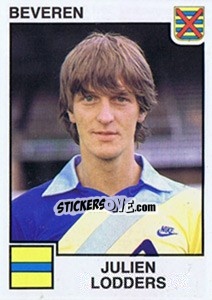Sticker Julien Lodders - Football Belgium 1984-1985 n. 75 - Panini