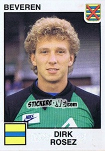 Sticker Dirk Rosez - Football Belgium 1984-1985 - Panini
