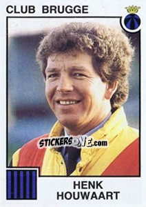 Sticker Henk Houwaart - Football Belgium 1984-1985 - Panini