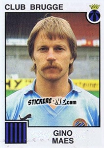 Sticker Gino Maes - Football Belgium 1984-1985 - Panini