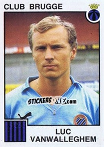 Figurina Luc van Walleghem - Football Belgium 1984-1985 n. 90 - Panini