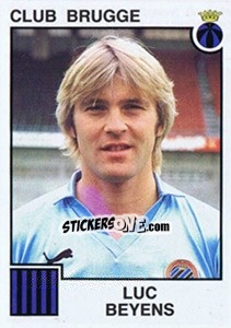 Sticker Luc Beyens - Football Belgium 1984-1985 n. 92 - Panini