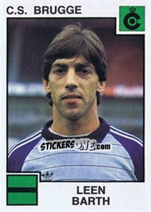 Sticker Leen Barth - Football Belgium 1984-1985 n. 97 - Panini