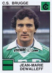 Cromo Jean-Marie Dewalleff - Football Belgium 1984-1985 n. 101 - Panini