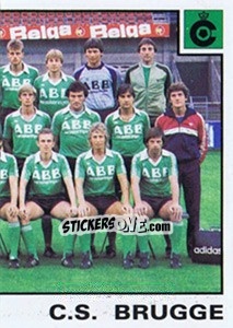 Sticker Team - Football Belgium 1984-1985 n. 105 - Panini