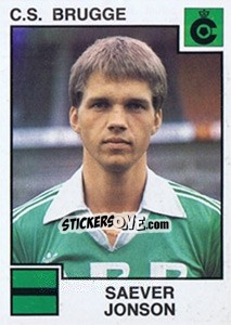 Sticker Saever Jonson - Football Belgium 1984-1985 - Panini