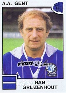 Figurina Han Grijzenhout - Football Belgium 1984-1985 n. 116 - Panini