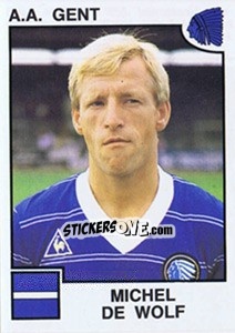 Cromo Michel de Wolf - Football Belgium 1984-1985 n. 122 - Panini