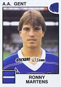 Sticker Ronny Martens - Football Belgium 1984-1985 - Panini
