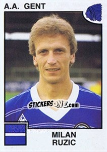 Sticker Milan Ruzic - Football Belgium 1984-1985 n. 129 - Panini