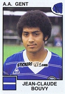 Sticker Jean-Claude Bouvy - Football Belgium 1984-1985 - Panini