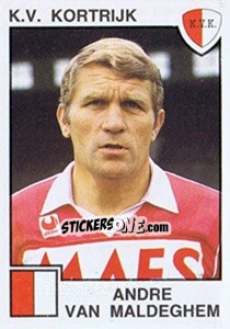 Figurina Andre van Maldeghem - Football Belgium 1984-1985 n. 134 - Panini