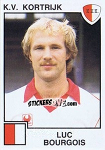 Sticker Luc Bourgois - Football Belgium 1984-1985 n. 135 - Panini