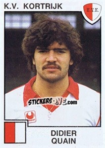 Sticker Didier Quain - Football Belgium 1984-1985 n. 151 - Panini