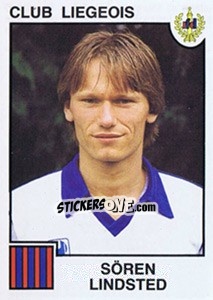 Cromo Soren Lindsted - Football Belgium 1984-1985 n. 162 - Panini