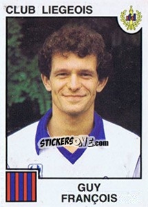 Cromo Guy Francois - Football Belgium 1984-1985 - Panini