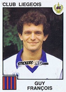 Sticker Guy Francois - Football Belgium 1984-1985 n. 165 - Panini