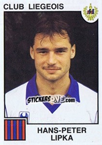 Sticker Hans-Peter Lipka - Football Belgium 1984-1985 n. 167 - Panini