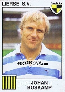 Sticker Johan Boskamp - Football Belgium 1984-1985 n. 172 - Panini