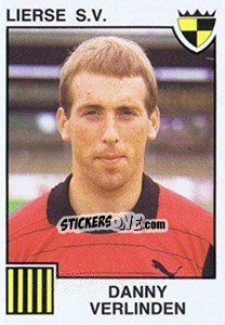 Sticker Danny Verlinden - Football Belgium 1984-1985 - Panini