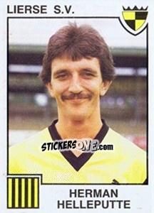 Figurina Herman Helleputte - Football Belgium 1984-1985 - Panini