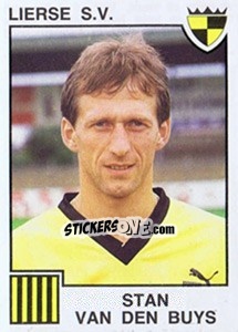 Sticker Stan van den Buys - Football Belgium 1984-1985 - Panini