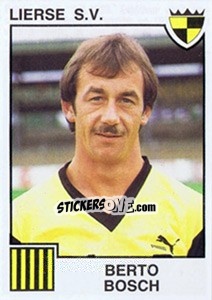 Sticker Berto Bosch - Football Belgium 1984-1985 - Panini