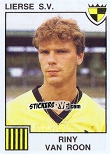 Cromo Riny van Roon - Football Belgium 1984-1985 n. 185 - Panini