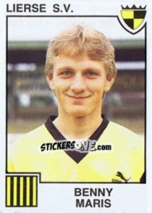 Sticker Benny Maris - Football Belgium 1984-1985 n. 189 - Panini