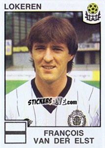 Cromo Francois van der Elst - Football Belgium 1984-1985 - Panini