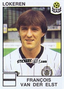 Sticker Francois van der Elst - Football Belgium 1984-1985 n. 194 - Panini