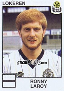 Sticker Ronny Laroy - Football Belgium 1984-1985 - Panini