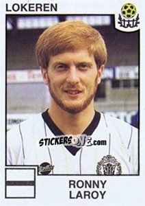Figurina Ronny Laroy - Football Belgium 1984-1985 n. 195 - Panini