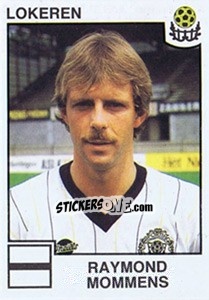 Sticker Raymond Mommens - Football Belgium 1984-1985 - Panini