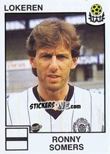 Sticker Ronny Somers - Football Belgium 1984-1985 - Panini