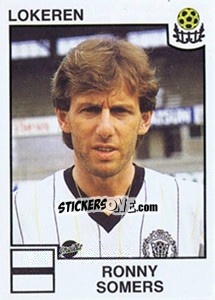 Sticker Ronny Somers - Football Belgium 1984-1985 n. 200 - Panini