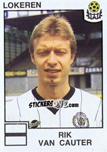 Sticker Rik van Cauter - Football Belgium 1984-1985 - Panini