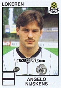 Sticker Angelo Nijskens - Football Belgium 1984-1985 n. 205 - Panini