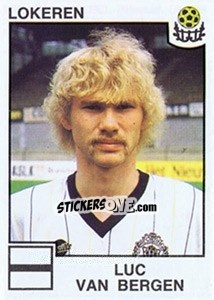 Cromo Luc van Bergen - Football Belgium 1984-1985 n. 206 - Panini